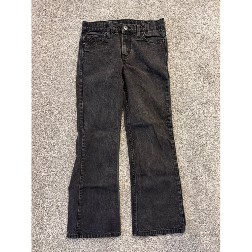 Cody James Jeans Womens 16 Black Bootcut Western 100% Cotton Denim Faded Wash